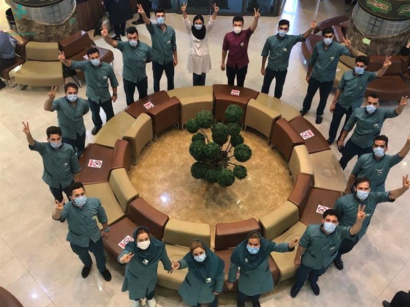قدردانی از کارکنان بهداشتیار بیمارستان محب کوثر در روز جهانی بهداشت محیط