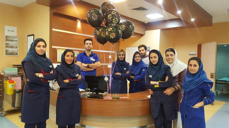 بازدید از بخش های بیمارستان توسط تیم نظام پیشنهادات به مناسبت عید سعید فطر