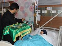 بازدید خدام حرم حضرت عبدالعظیم از بیماران 13