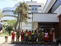 مانور آتش نشانی در بیمارستان محب کوثر شهریور 98 4