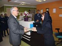 تقدیر از بخش های نمونه از دیدگاه بیمار 5