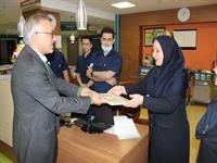 تقدیر از بخش های نمونه از دیدگاه بیمار 2