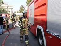 مانور آتش نشانی در بیمارستان محب کوثر شهریور 98 1