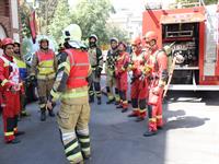 مانور آتش نشانی در بیمارستان محب کوثر شهریور 98 3