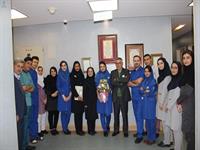 تقدیر از بخش های نمونه از دیدگاه بیمار 10