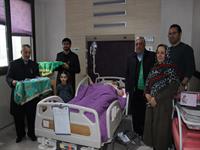 بازدید خدام حرم حضرت عبدالعظیم از بیماران 4