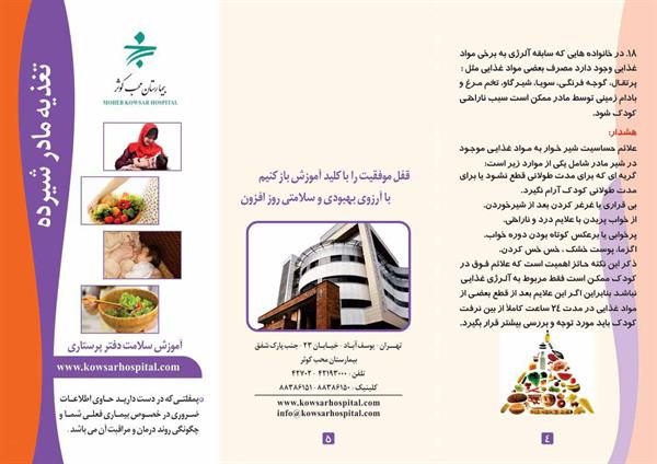 تغذیه مادر شیرده 2